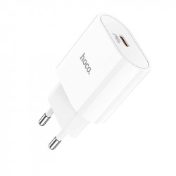 Адаптер мережевий HOCO Metro single port charger C94A |1Type-C, 20W/3A, PD/QC|