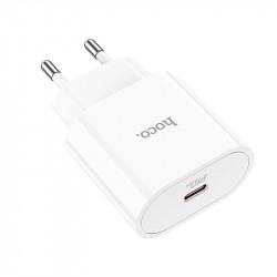 Адаптер мережевий HOCO Metro single port charger C94A |1Type-C, 20W/3A, PD/QC|