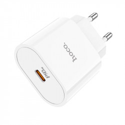 Адаптер мережевий HOCO Metro single port charger C94A |1Type-C, 20W/3A, PD/QC|