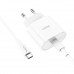Адаптер мережевий HOCO Type-C to Type-C Cable Metro single port charger set C94A |1Type-C, 20W/3A, PD/QC|