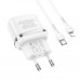 Адаптер мережевий HOCO Type-C to Lightning Cable Victorious single port charger set N24 |1Type-C, 20W/3A, PD/QC|