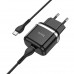 Адаптер мережевий HOCO Type-C to Type-C Cable Victorious single port charger set N24 |1Type-C, 20W/3A, PD/QC|