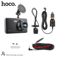 Відеореєстратор HOCO DI41 Driving recorder with rear camera |720p front/480p rear|