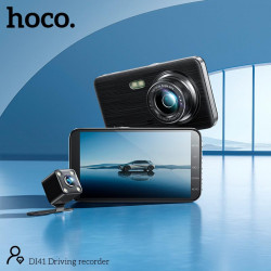 Відеореєстратор HOCO DI41 Driving recorder with rear camera |720p front/480p rear|
