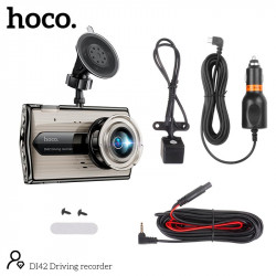 Відеореєстратор HOCO DI42 Driving recorder with rear camera |720p front/480p rear|