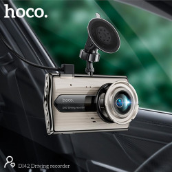 Відеореєстратор HOCO DI42 Driving recorder with rear camera |720p front/480p rear|
