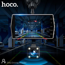 Відеореєстратор HOCO DI42 Driving recorder with rear camera |720p front/480p rear|