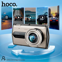 Відеореєстратор HOCO DI42 Driving recorder with rear camera |720p front/480p rear|