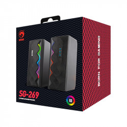 Акустика MARVO Wireless Speaker SG-269 |2x5W, RGB|