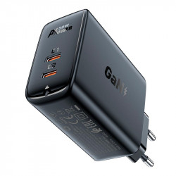 Адаптер мережевий ACEFAST GaN A29 |2Type-C, 50W/3A, PD/QC|