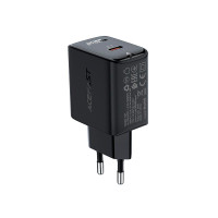 Адаптер мережевий ACEFAST GaN A21 |1Type-C, 30W/3A, PD/QC|