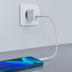 Адаптер мережевий ACEFAST GaN A21 |1Type-C, 30W/3A, PD/QC|