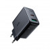 Адаптер мережевий ACEFAST A5 |1USB/1Type-C, 32W/2.4A, PD/QC|