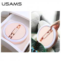 Тримач з кільцевим освітленням USAMS Stretchable foldable holder fill light US-ZB120 |168cm|