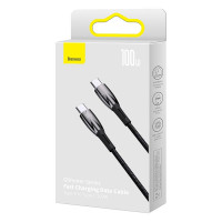 Кабель Baseus Type-C to Type-C Glimmer Series Fast Charging Data Cable |2m, 100W|
