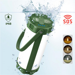 Лампа Glocusent Disaster Level Camping Lantern IP68 |8-120h, 3000-4000-6000K|