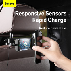 Тримач Baseus Energy Storage Backseat Holder Wireless Charger |15W, 360°| (WXHZ-01)