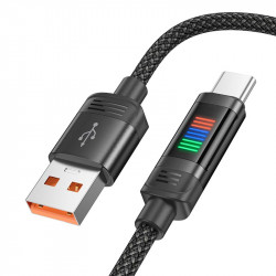 Кабель Hoco Type-C Lantern charging data cable U126 |1.2m, 5A|