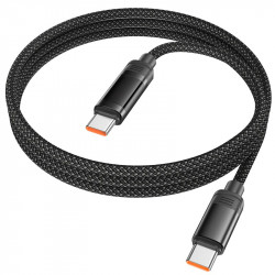Кабель HOCO Lantern Type-C to Type-C charging data cable U126 |1.2m, 100W/5A|