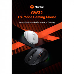 Миша MEETION Wired + 2.4 G+Bluetooth Gaming mouse GW32 |7 Keys, 8000dpi, 35-115h, RGB|
