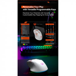 Миша MEETION Wired + 2.4 G+Bluetooth Gaming mouse GW32 |7 Keys, 8000dpi, 35-115h, RGB|