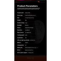 Миша MEETION Wired + 2.4 G+Bluetooth Gaming mouse GW32 |7 Keys, 8000dpi, 35-115h, RGB|