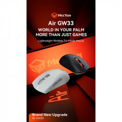 Миша MEETION Wired + 2.4 G+Bluetooth Gaming mouse GW33 |6 Keys, 10000dpi, 25-60h, RGB|