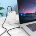 Кабель HOCO Spirit Type-C to Type-C transparent charging data cable U129 |60W/3A, 1.2M|