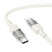 Кабель Hoco Type-C to Lightning Spirit PD transparent charging data cable U129 |27W, 1.2M|