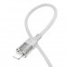 Кабель Hoco Type-C to Lightning Spirit PD transparent charging data cable U129 |27W, 1.2M|