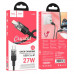 Кабель Hoco Type-C to Lightning Spirit PD transparent charging data cable U129 |27W, 1.2M|