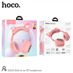 Навушники HOCO Skill cat ear BT headphones ESD13 |BT5.3, Type-C, 7h|