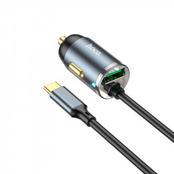 Адаптер автомобільний Hoco Type-C Cable Car charger NZ7 |1USB, 20W/3A, PD/QC|