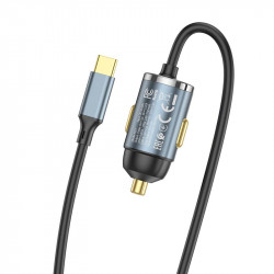 Адаптер автомобільний Hoco Type-C Cable Car charger NZ7 |1USB, 20W/3A, PD/QC|