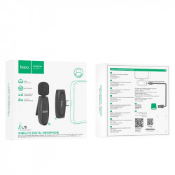 Мікрофон Hoco Type-C Crystal Lavalier wireless digital microphone L15 |2.4G, 15M|