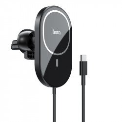 Тримач HOCO Powerful magnetic wireless charging Car holder CA90 |15W|