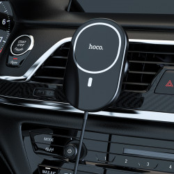 Тримач HOCO Powerful magnetic wireless charging Car holder CA90 |15W|