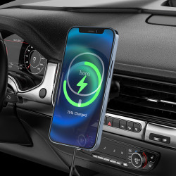 Тримач HOCO Powerful magnetic wireless charging Car holder CA90 |15W|