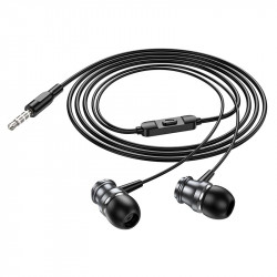 Навушники BOROFONE Platinum metal universal earphones with microphone BM75 |1.2m, Hi-Fi|