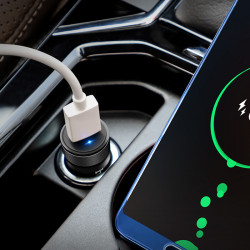 Адаптер автомобільний Hoco Compatible Super Fast Charge Z32A |1USB, 4A, QC3.0, 18W|