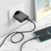 Адаптер мережевий HOCO Type-C to Type-C Delgado dual Port charger N38 |1USB/1Type-C, 20W/3A, PD/QC|