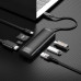 Hub адаптер HOCO Easy safe Type-C 7-in-1 multi-function converter HB43 |PD 100W/HDMI/SD, 2USB/1Type-C|