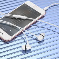 Навушники HOCO Maya universal earphones with mic M76