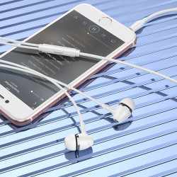 Навушники HOCO Maya universal earphones with mic M76