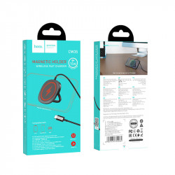 Зарядка Qi Hoco core magnetic holder wireless fast charger CW35 |15W|