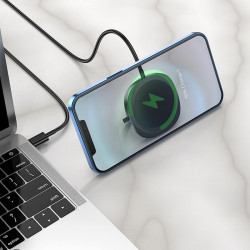 Зарядка Qi Hoco core magnetic holder wireless fast charger CW35 |15W|