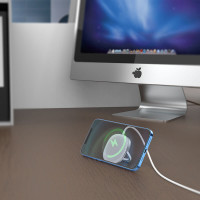 Зарядка Qi Hoco core magnetic holder wireless fast charger CW35 |15W|