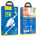 Адаптер мережевий HOCO Type-C to Lightning cable Rigorous charger set N19 |Type-C, 25W, 3A, QC/PD|