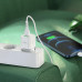 Адаптер мережевий HOCO Type-C to Lightning Cable Prestige charger set N20 |1USB/1Type-C, 20W, 3A, QC/PD|