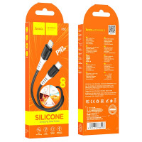 Кабель Hoco Type-C to lightning silicone charging data cable X82 |1m, 20W/3A|